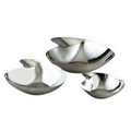 Elegance Stainless Steel Collection Angled Bowl Set of 3